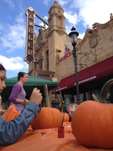 Pumpkin painting at the historic Ambler Theater