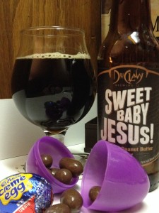 The perfect nightcap on Easter - a chocolate, peanut butter beer from DuClaw
