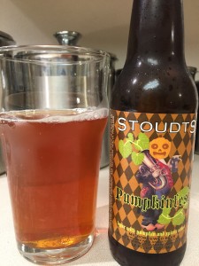 Stoudt's Pumpkinfest is a lightly flavored pumpkin lager