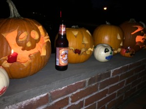 Post Road Pumpkin Ale and  Jack O Lanterns!
